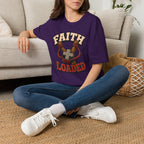 Faith Loaded T-Shirt — Christian Slingshot Cross Graphic Tee