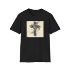 Vintage Microphone Cross T-Shirt — Retro Gospel Music Tee