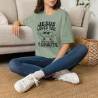 Jesus Loves You T-Shirt — 'But I’m His Favorite' Christian Graphic Tee