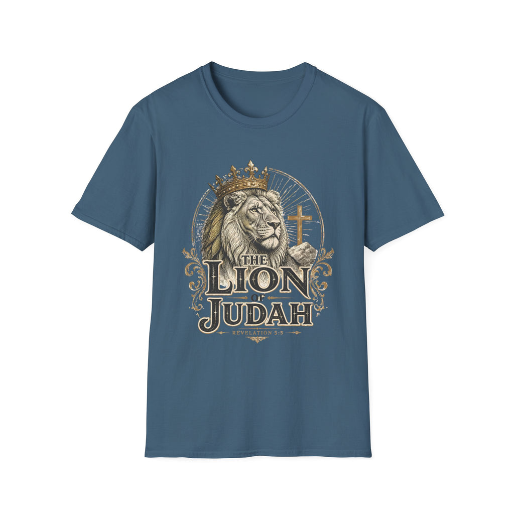 Lion of Judah T-Shirt — Christian Faith King Lion Graphic Tee