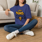King Jesus T-Shirt — Crowned Faith Graphic Tee