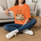 Cozy with Christ T‑Shirt — Faithful Christmas Cozy Home Design