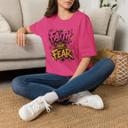 Faith Over Fear T-Shirt — Bold Graffiti Christian Inspirational Tee