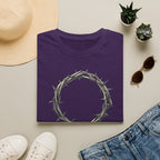T-Shirt — Minimal Crown of Thorns Graphic Tee | Christian Faith Symbol Shirt