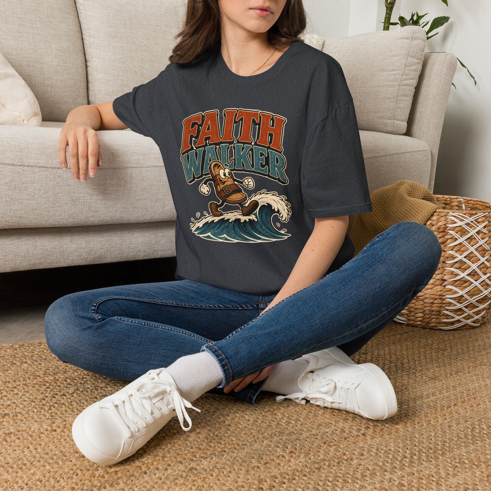 Faith Walker T-Shirt — Retro Surfing Faith Graphic Tee