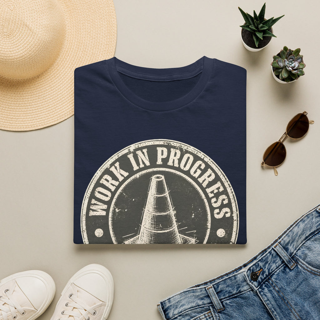 Work In Progress T-Shirt — 'Work In Progress' Vintage Cone Graphic Tee (Philippians 1:6)