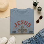 Jesus Over Everything T-Shirt — Christian Cross Faith Tee