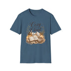 Cozy with Christ T‑Shirt — Faithful Christmas Cozy Home Design