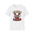 Faith Loaded T-Shirt — Christian Slingshot Cross Graphic Tee