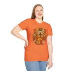 Praise the Lord Fall T-Shirt — Retro Pumpkin & Cross Christian Tee