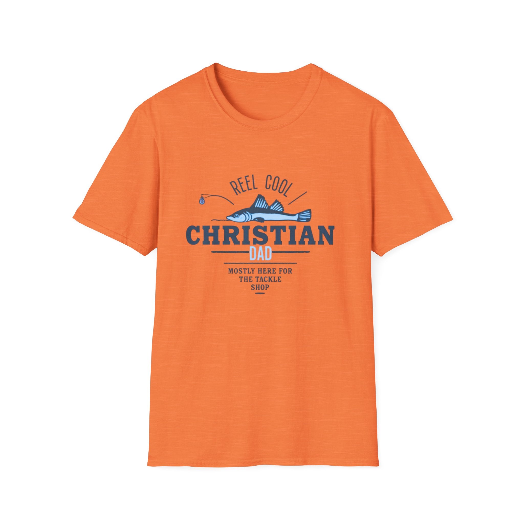 Reel Cool Christian Dad T-Shirt — Fishing Faith Father Gift