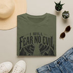 I Will Fear No Evil T-Shirt — Psalm 23:4 Inspirational Christian Tee