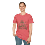 Christian T-Shirt — "Forever His" Cross Floral Graphic Tee