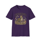 Courageous Leopard T-Shirt — Vintage Floral Wildlife Graphic Tee