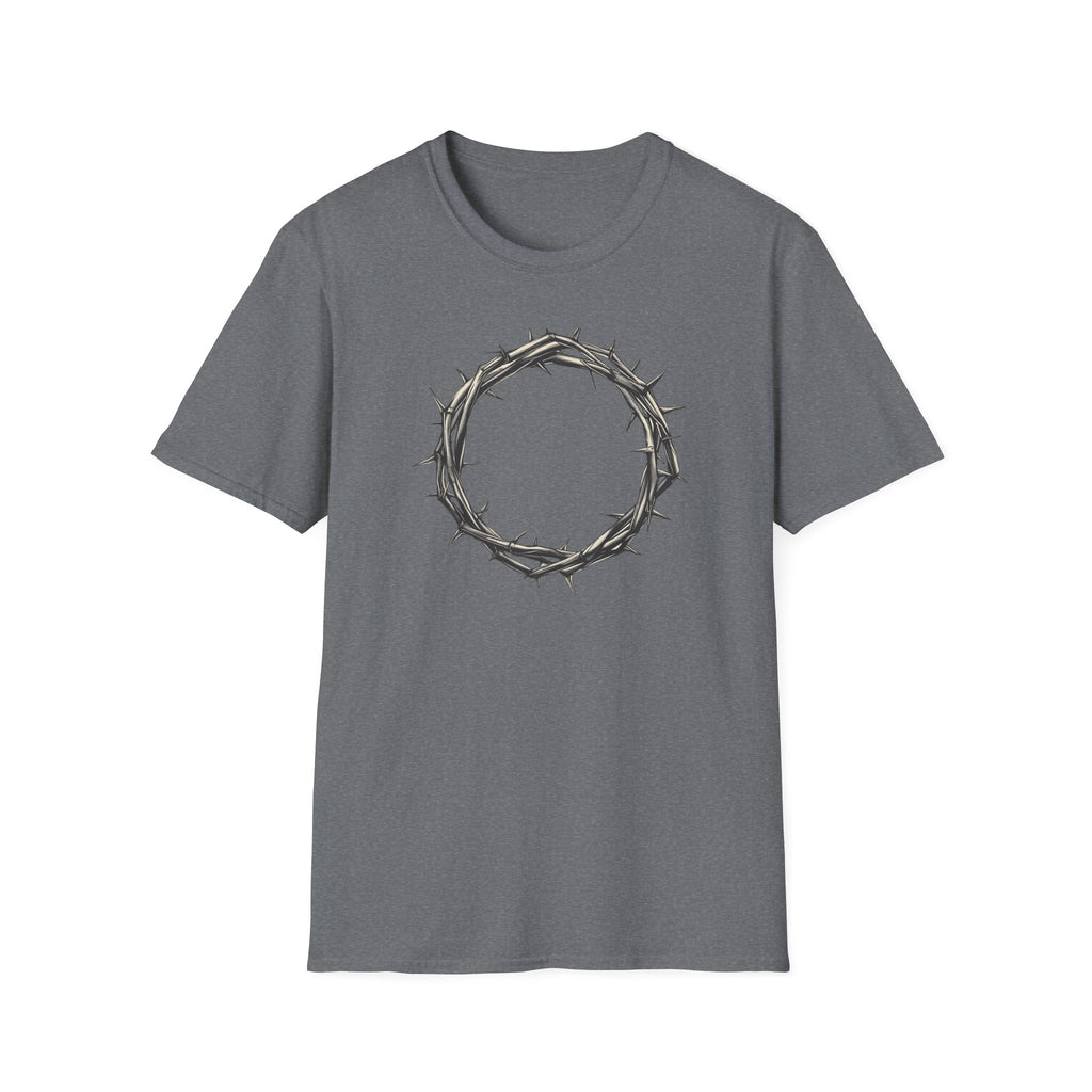 T-Shirt — Minimal Crown of Thorns Graphic Tee | Christian Faith Symbol Shirt