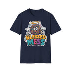 Blessed Mess T-Shirt — Cute Angelic Tangled Yarns Graphic Tee
