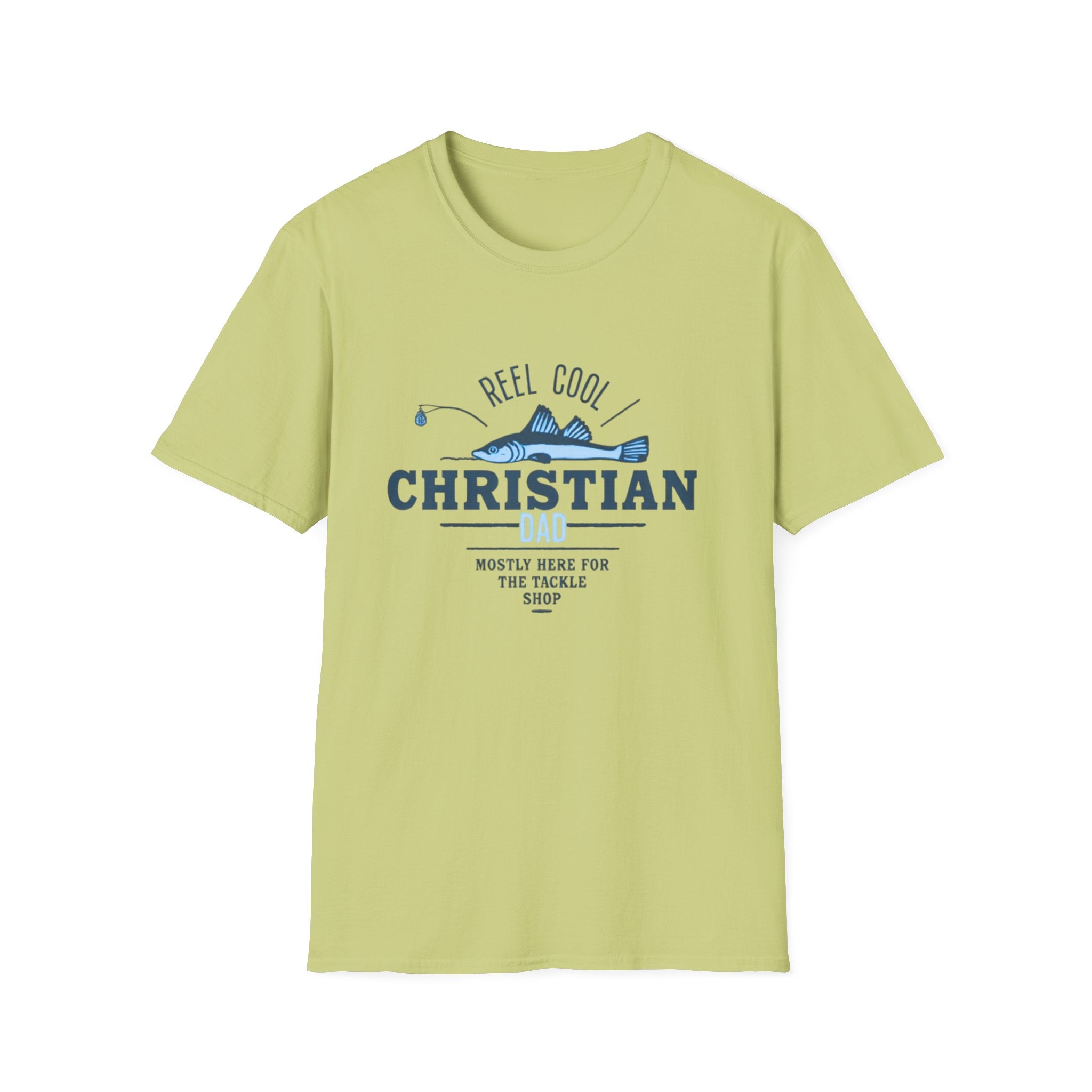 Reel Cool Christian Dad T-Shirt — Fishing Faith Father Gift