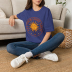 Sunshine Graphic T-Shirt — "Let Your Light Shine" Inspirational Tee