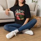 Prayer & Peppermint Christmas T-Shirt — Festive Bible Holiday Tee