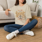 Christian T-Shirt - "The Lord Is My Light & Peace" Inspirational Faith Tee
