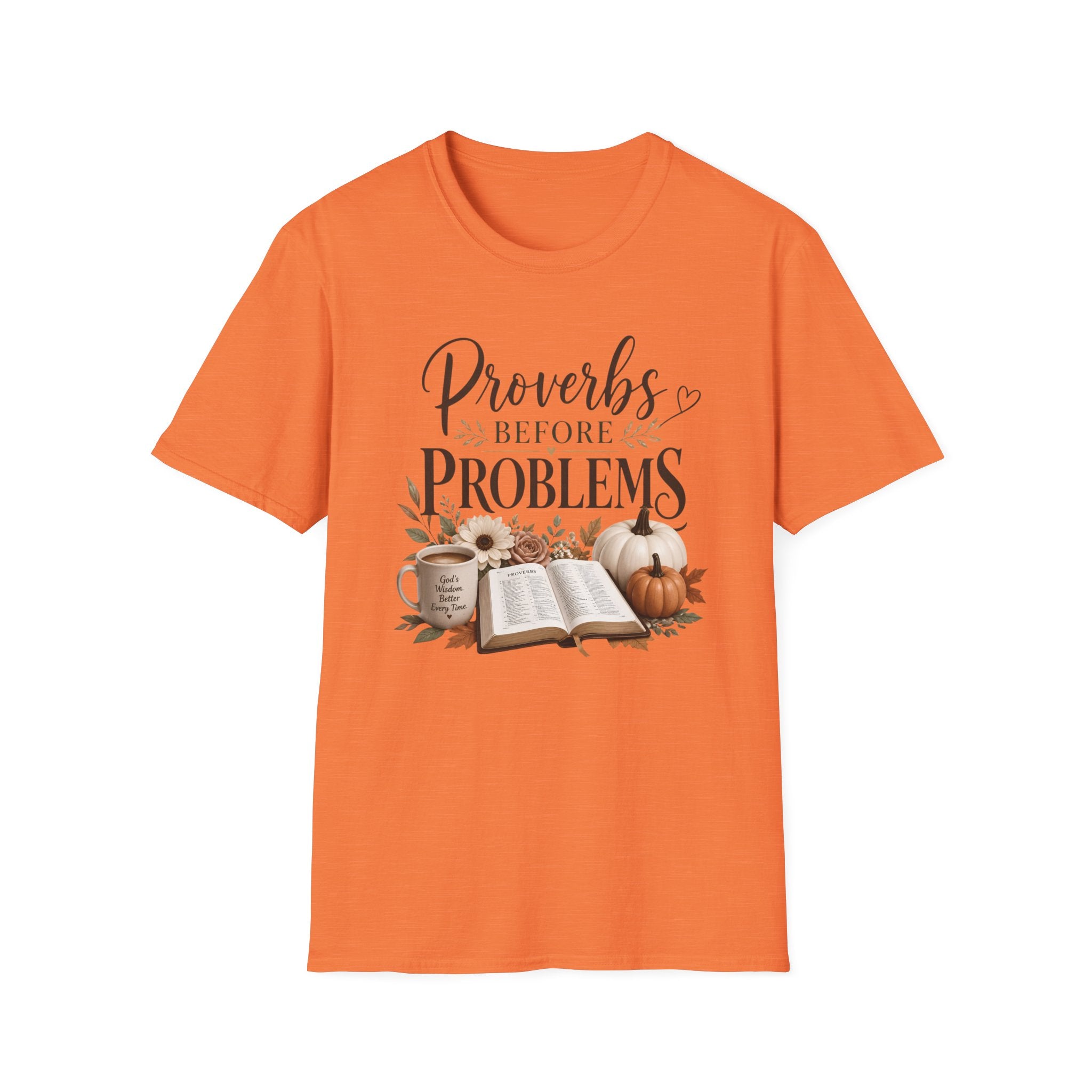 T-Shirt — "Proverbs Before Problems" Inspirational Christian Tee