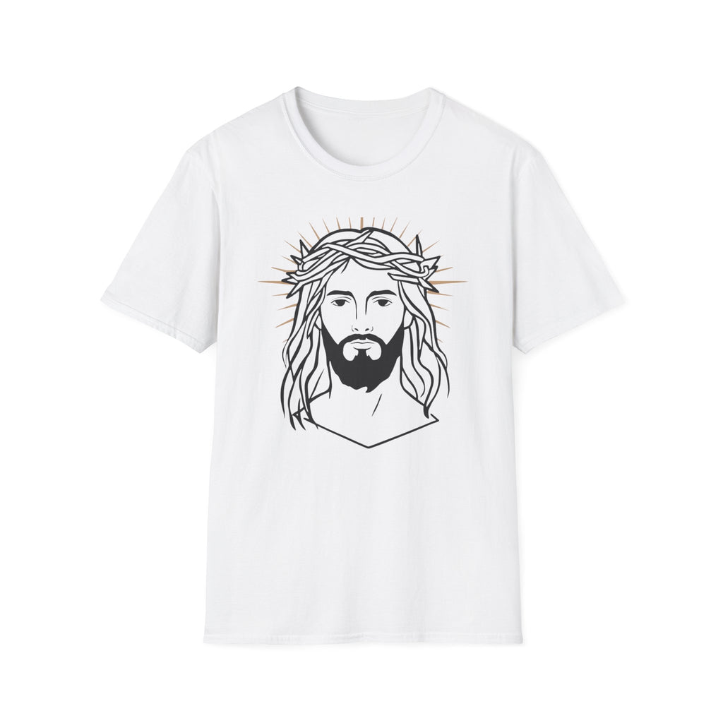 Jesus Portrait T-Shirt — Crown of Thorns Faith Tee