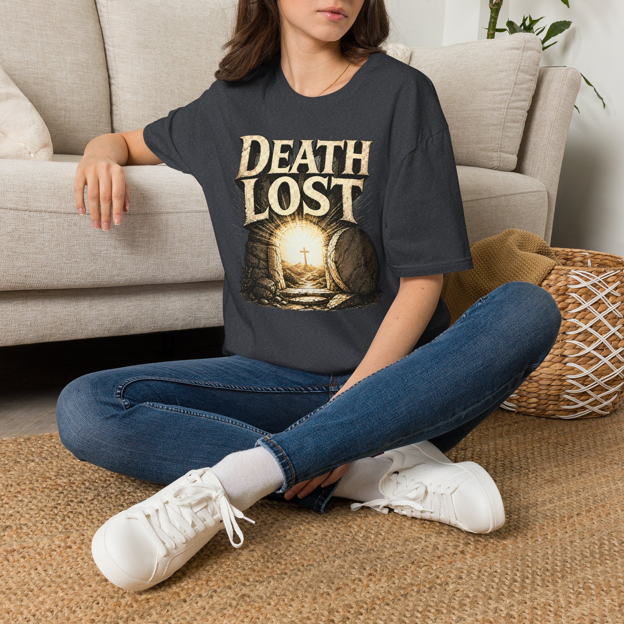 Death Lost T-Shirt — Vintage Tombstone Graphic Tee