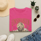 Unshaken Lion T‑Shirt — Vintage Floral Courage Tee