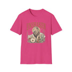 Unshaken Lion T‑Shirt — Vintage Floral Courage Tee