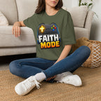 Faith Mode Gamer T-Shirt — Christian Video Game Controller Tee