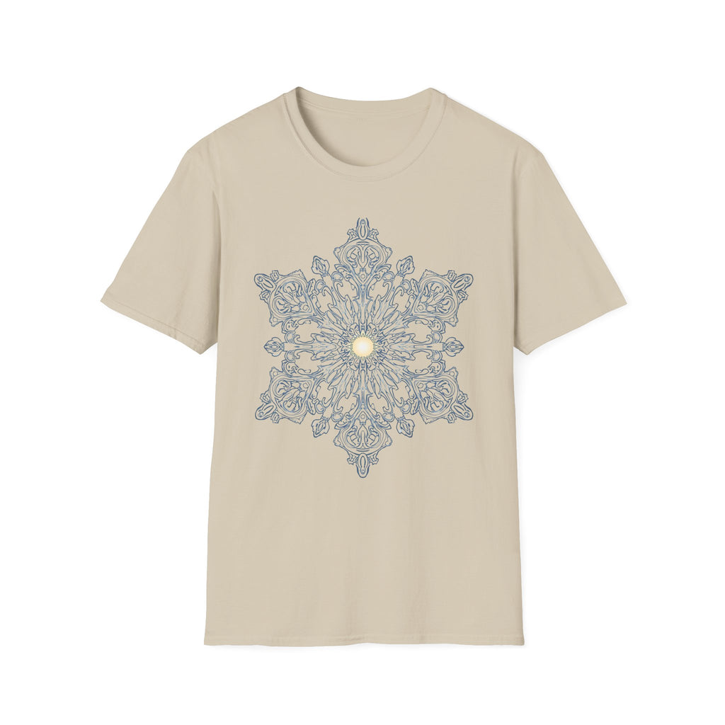 Floral Mandala Tee — Sunburst Lace Graphic T-Shirt