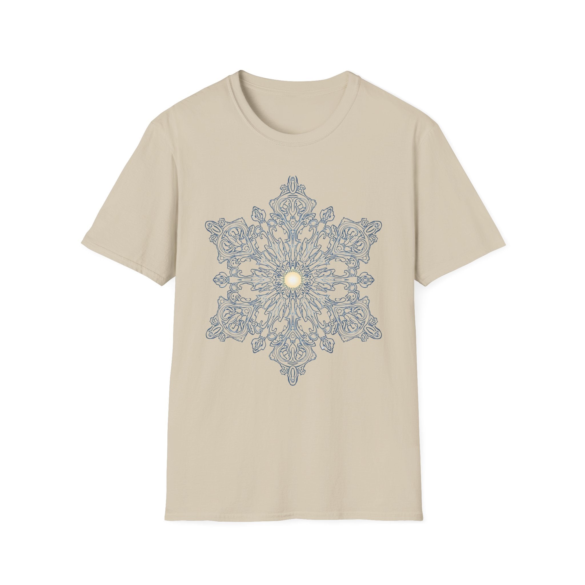 Floral Mandala Tee — Sunburst Lace Graphic T-Shirt