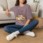 Cozy with Christ T‑Shirt — Faithful Christmas Cozy Home Design