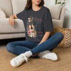 Guitar Floral "Praise Him with Strings" T-Shirt