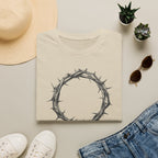 T-Shirt — Minimal Crown of Thorns Graphic Tee | Christian Faith Symbol Shirt