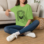 Jesus Portrait T-Shirt — Crown of Thorns Faith Tee