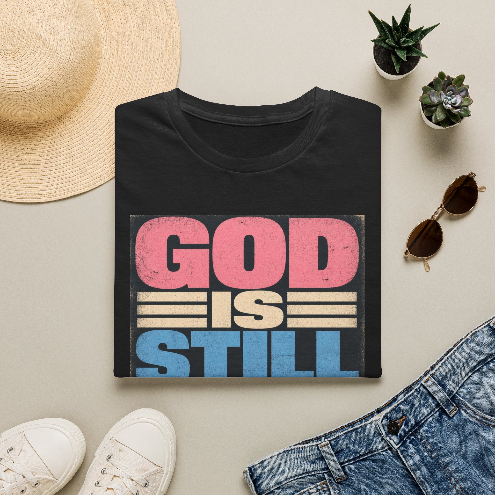 T-Shirt — "God Is Still Good" Retro Faith Graphic Tee