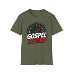 Gospel Fueled T-Shirt — Christian Faith Fuel Gauge Tee