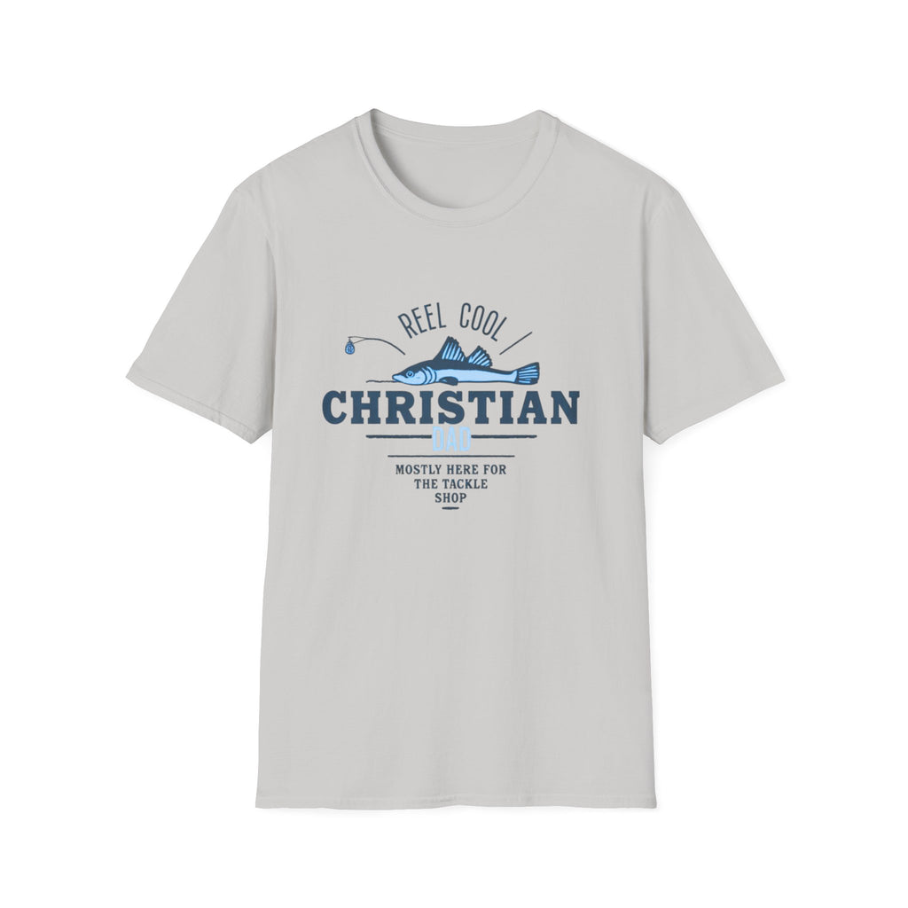 Reel Cool Christian Dad T-Shirt — Fishing Faith Father Gift