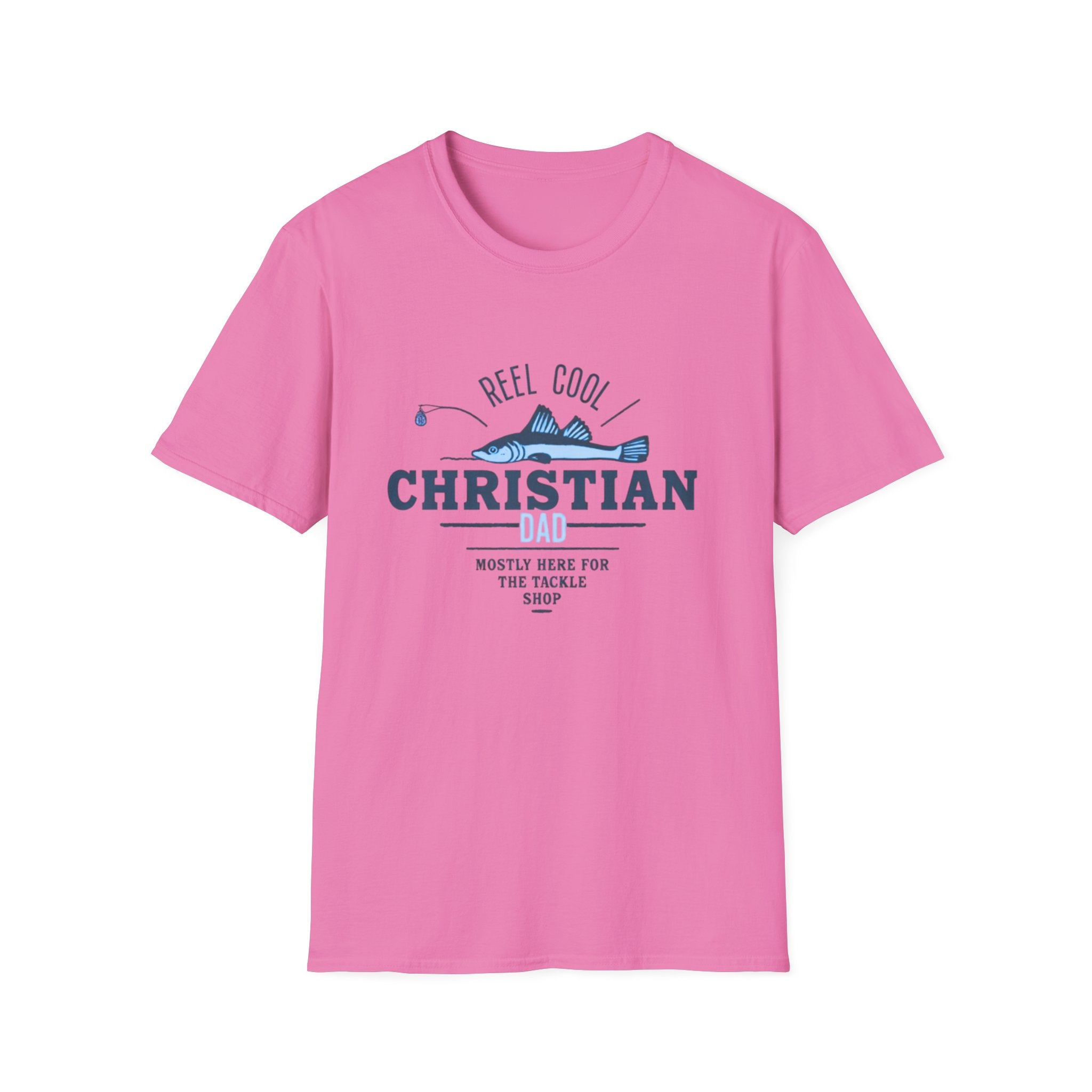 Reel Cool Christian Dad T-Shirt — Fishing Faith Father Gift