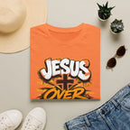 Jesus Over Everything T-Shirt — Faith Graphic Tee with Cross Streetwear Design