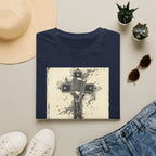 Vintage Microphone Cross T-Shirt — Retro Gospel Music Tee