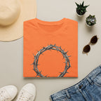 T-Shirt — Minimal Crown of Thorns Graphic Tee | Christian Faith Symbol Shirt