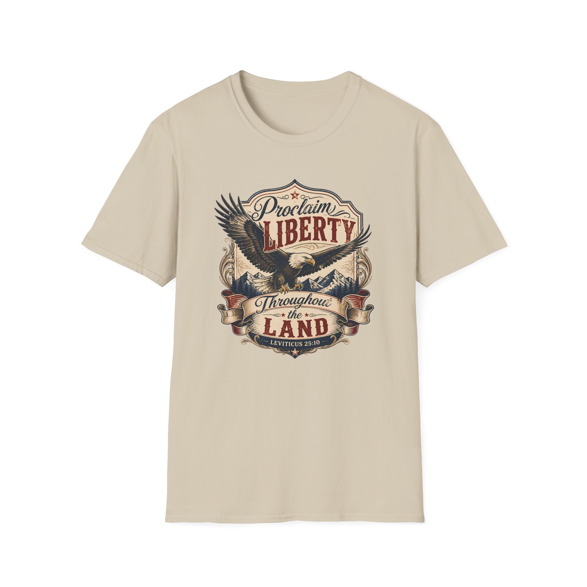 Liberty Eagle T-Shirt — "Proclaim Liberty Throughout the Land" Patriotic Tee