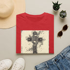 Vintage Microphone Cross T-Shirt — Retro Gospel Music Tee