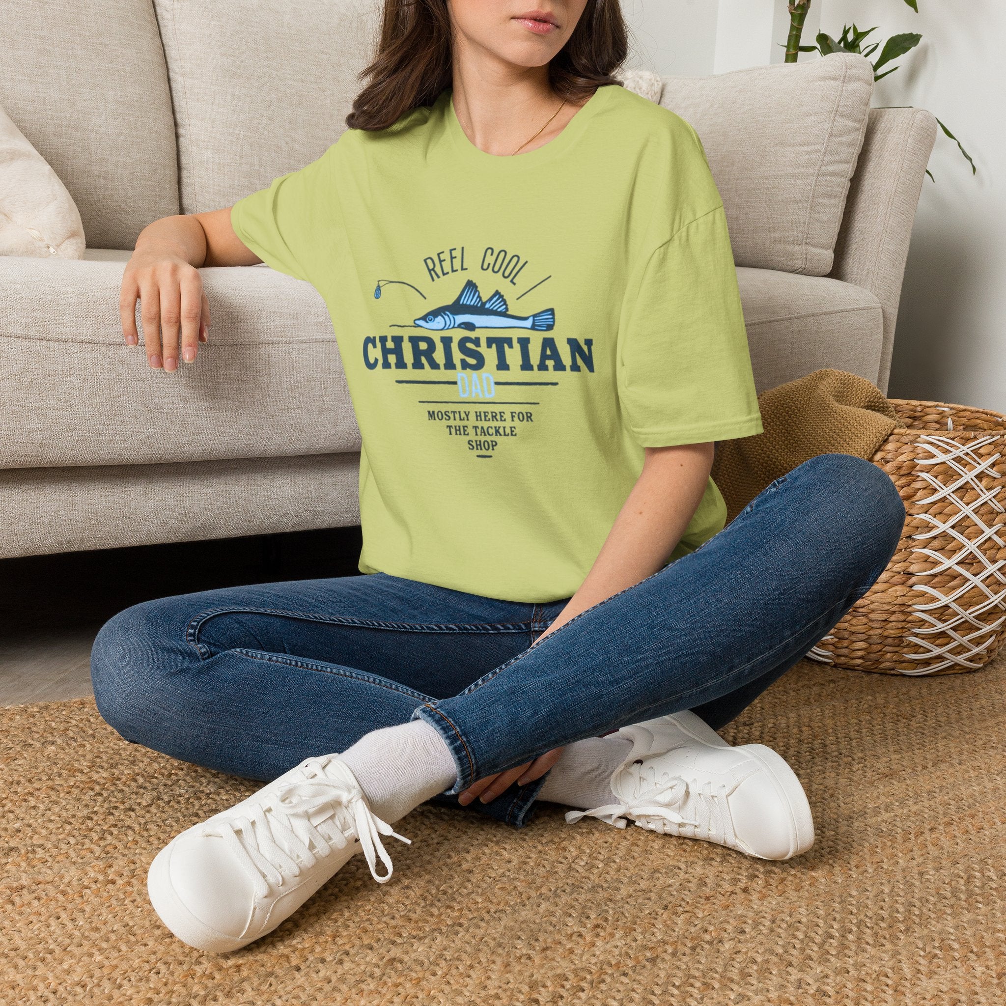 Reel Cool Christian Dad T-Shirt — Fishing Faith Father Gift
