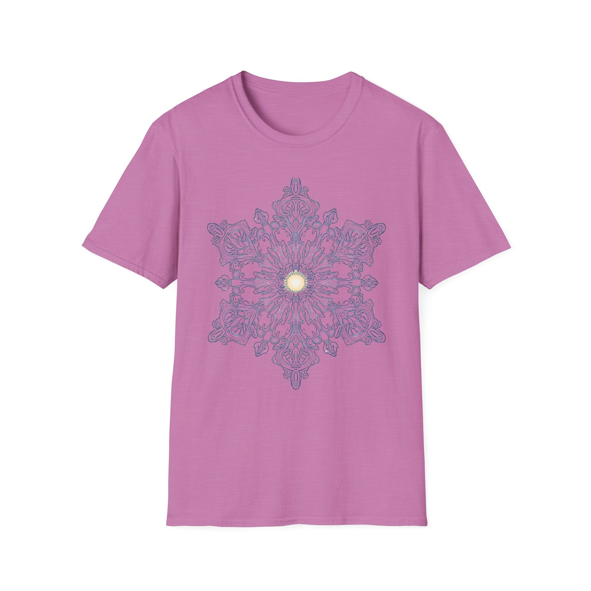 Floral Mandala Tee — Sunburst Lace Graphic T-Shirt