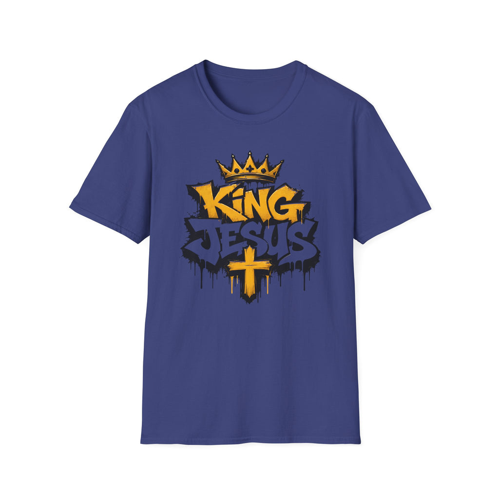 King Jesus T-Shirt — Crowned Faith Graphic Tee
