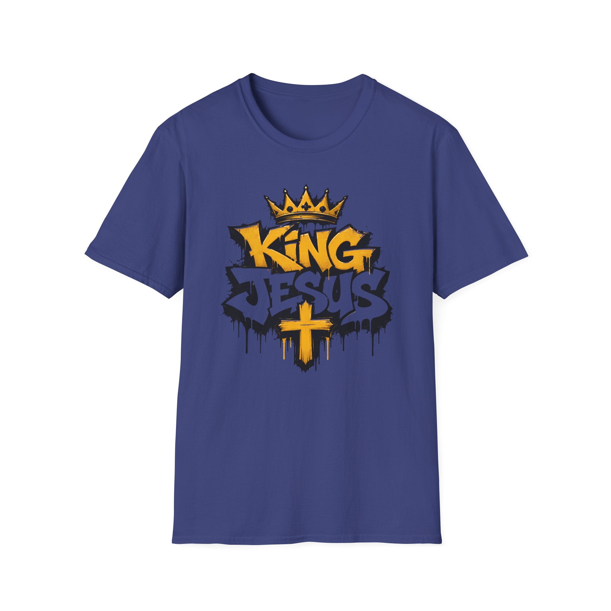King Jesus T-Shirt — Crowned Faith Graphic Tee