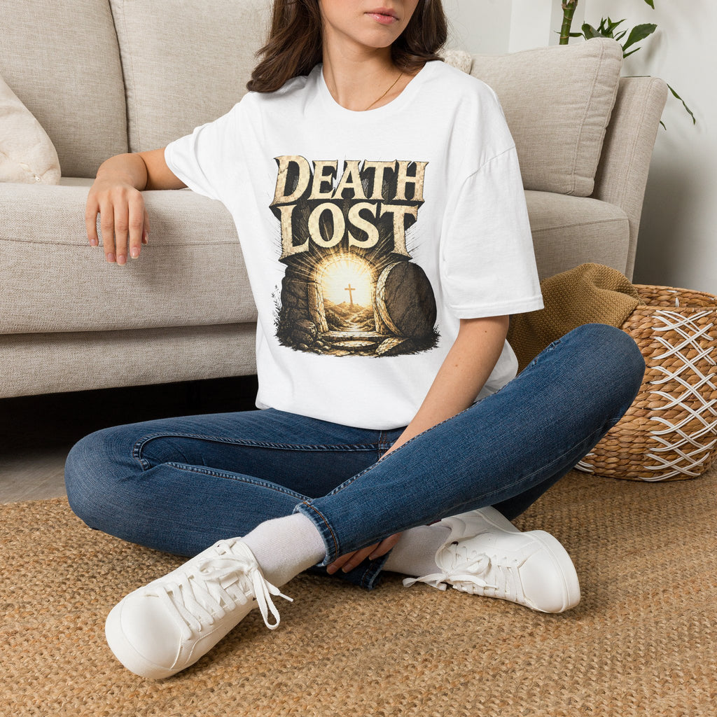 Death Lost T-Shirt — Vintage Tombstone Graphic Tee